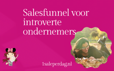 Salesfunnel voor introverte ondernemers